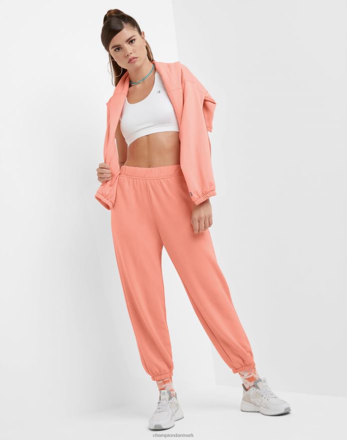 Champion soft touch sweatpants c logo 27 V6J661137 sukker fersken