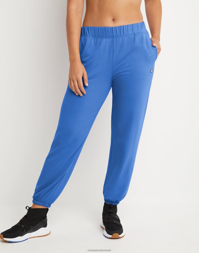 Champion soft touch sweatpants c logo 27 V6J661138 varme blåbær