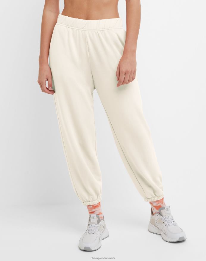Champion soft touch sweatpants c logo 27 V6J661141 naturlig