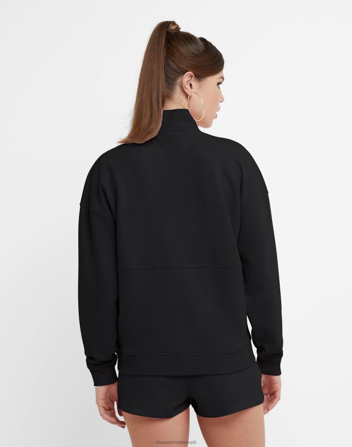 Champion campus fransk frotté 1/4 lynlås tre-c V6J661013 sort