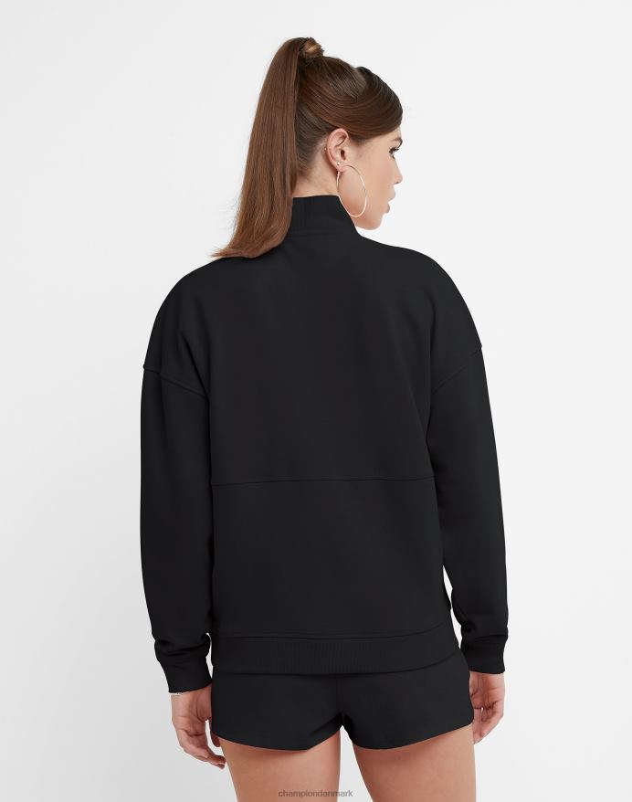 Champion campus fransk frotté 1/4 lynlås tre-c V6J661013 sort