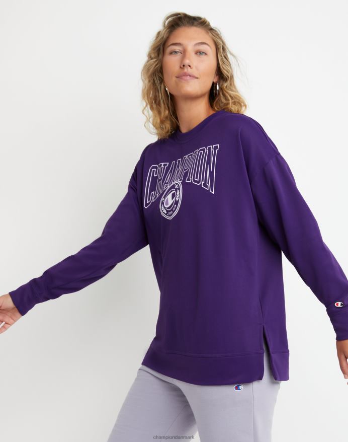 Champion game day oversized pullover V6J661966 rig lilla