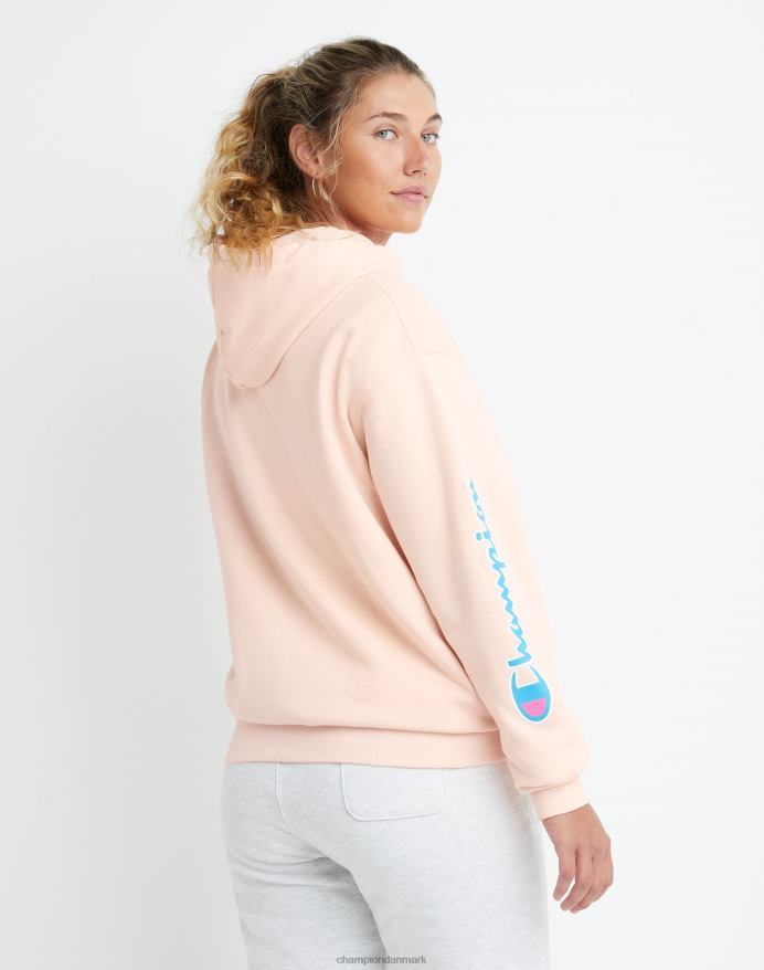 Champion klassisk fleece oversized hættetrøje c stak V6J661963 primer pink