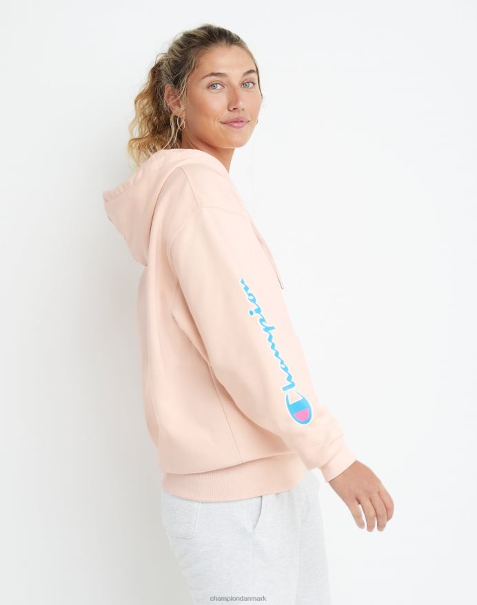 Champion klassisk fleece oversized hættetrøje c stak V6J661963 primer pink