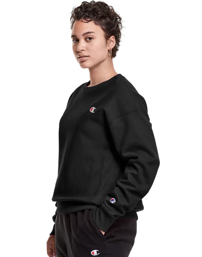 Champion omvendt vævet crew c-logo V6J662020 sort