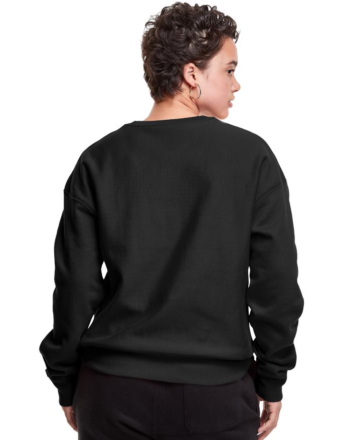 Champion omvendt vævet crew c-logo V6J662020 sort
