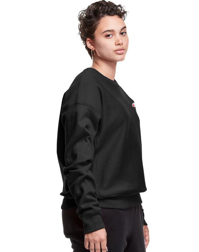 Champion omvendt vævet crew c-logo V6J662020 sort