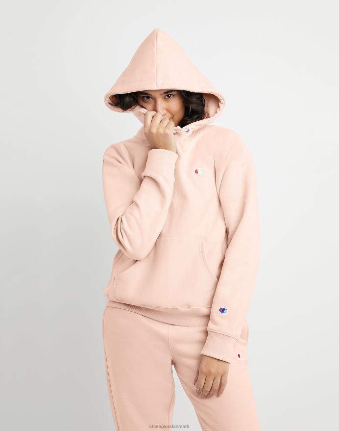 Champion omvendt vævet hættetrøje c-logo V6J66951 primer pink