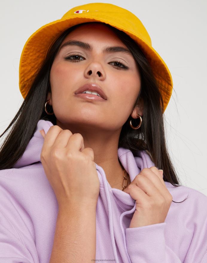Champion oversized omvendt vævet hættetrøje c-logo V6J66939 bleg iris lilla