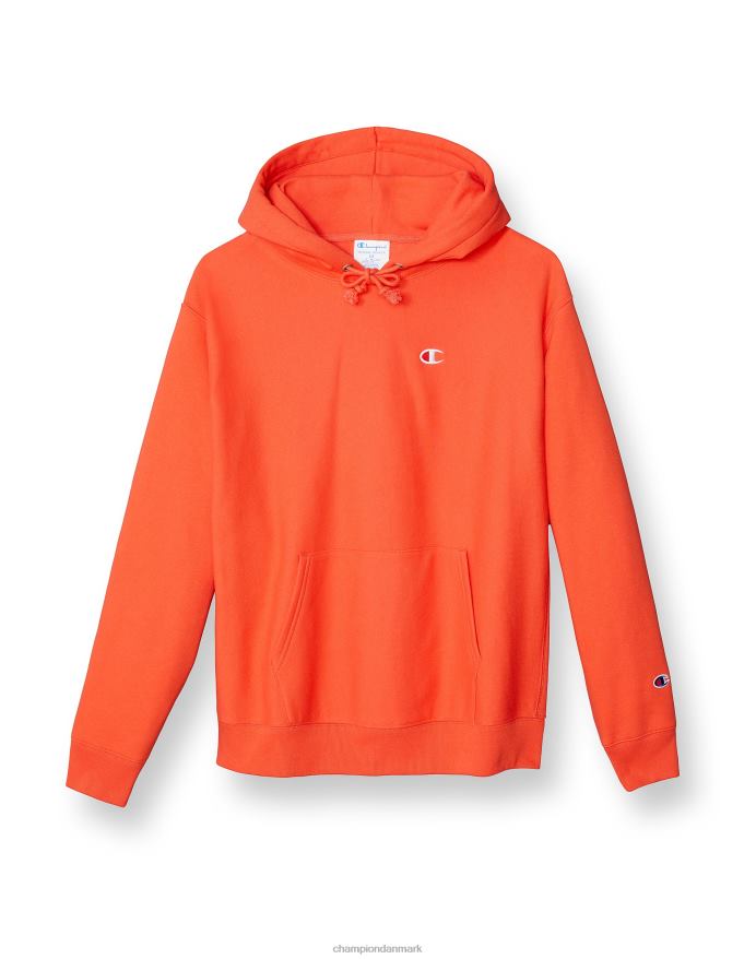 Champion plus omvendt vævet hættetrøje V6J66964 valmueappelsin