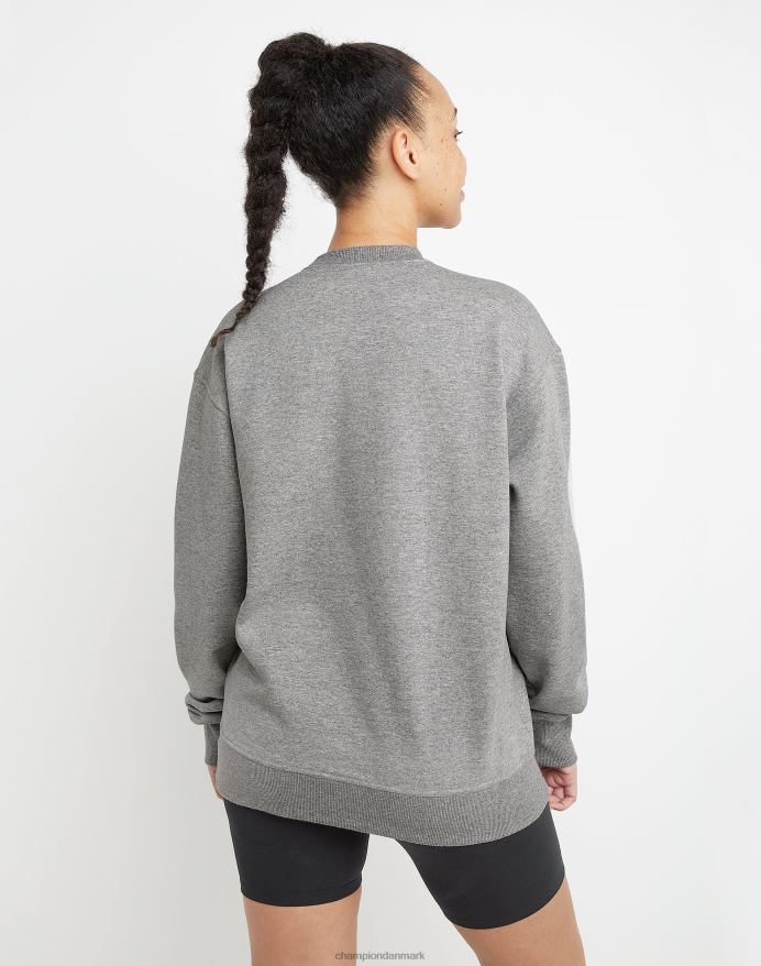 Champion powerblend fleece oversized crew c logo V6J661991 oxford grå