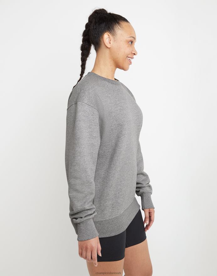 Champion powerblend fleece oversized crew c logo V6J661991 oxford grå