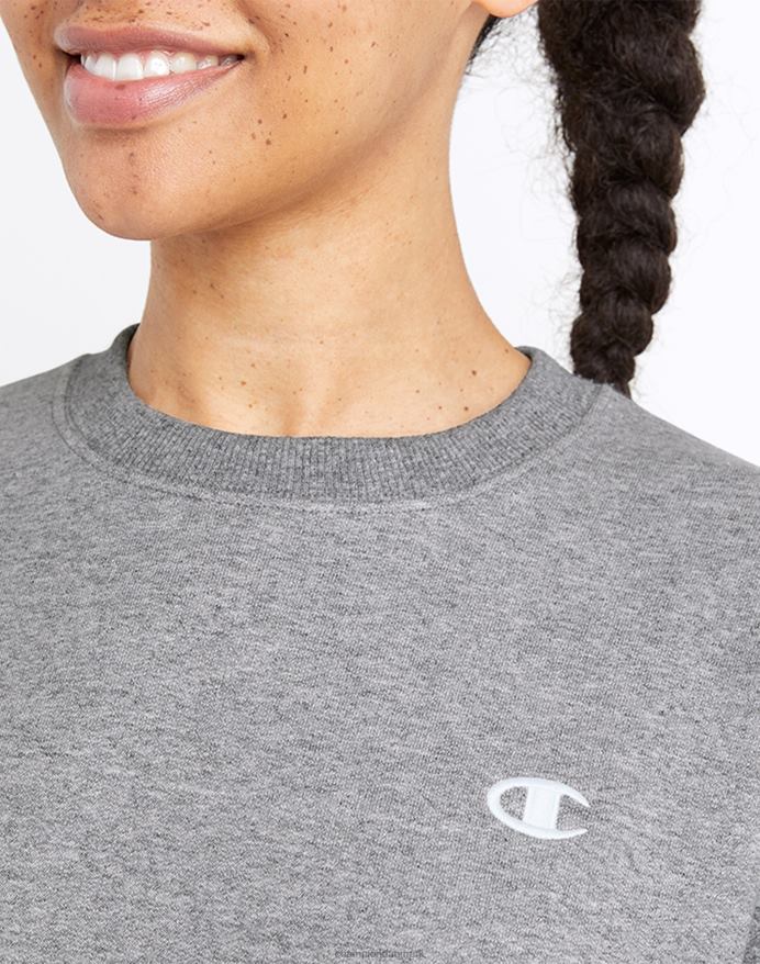 Champion powerblend fleece oversized crew c logo V6J661991 oxford grå