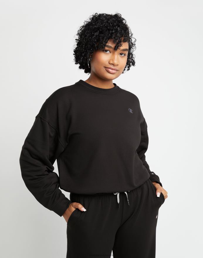 Champion soft touch løbesnor crew c-logo V6J661978 sort