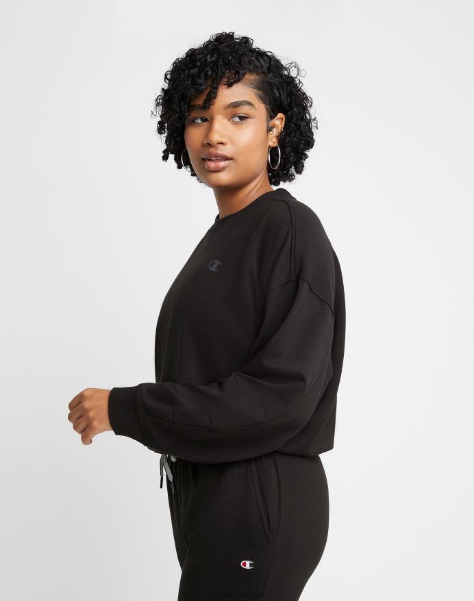 Champion soft touch løbesnor crew c-logo V6J661978 sort