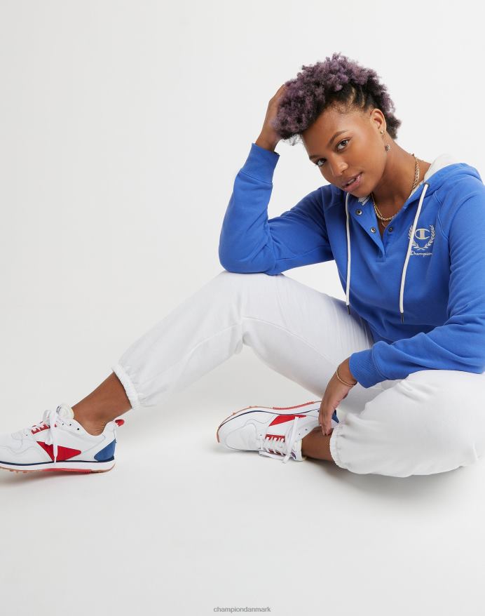 campus fleece hættetrøje champion script laurbær V6J661960 varme blåbær