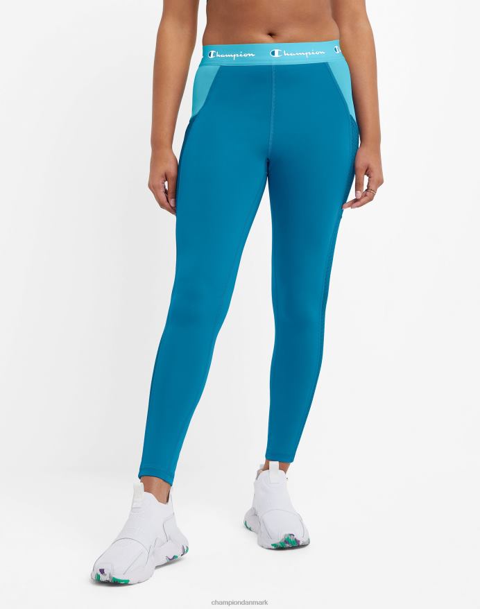 Champion absolutte 7/8 leggings 25 V6J661287 rockin blågrøn/lyse himmelblå