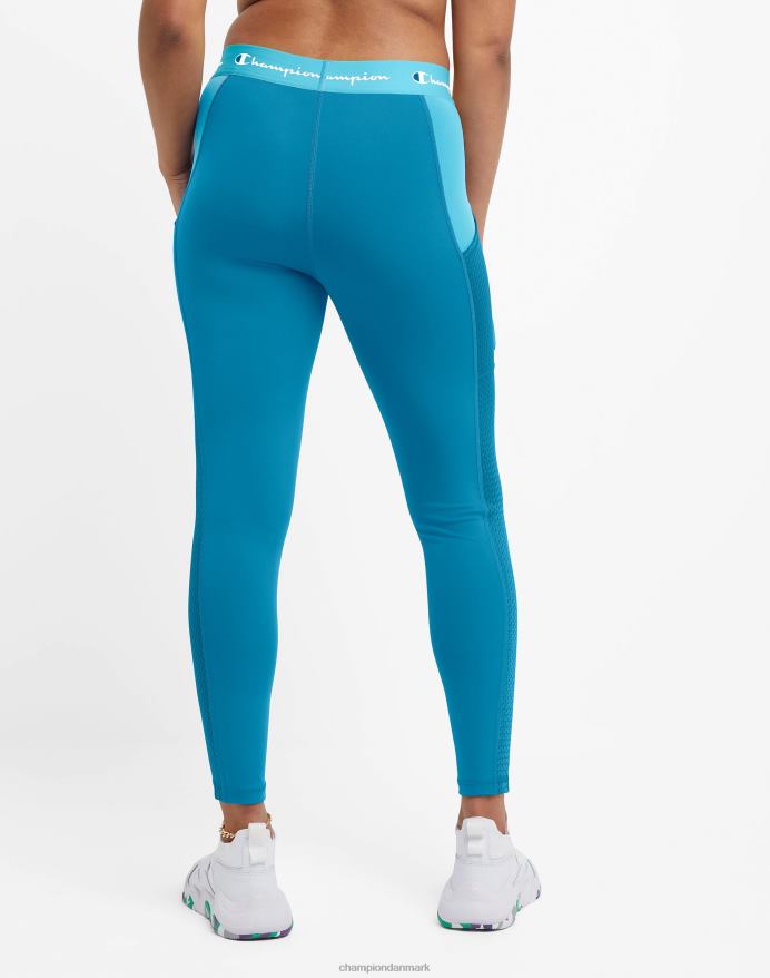 Champion absolutte 7/8 leggings 25 V6J661287 rockin blågrøn/lyse himmelblå