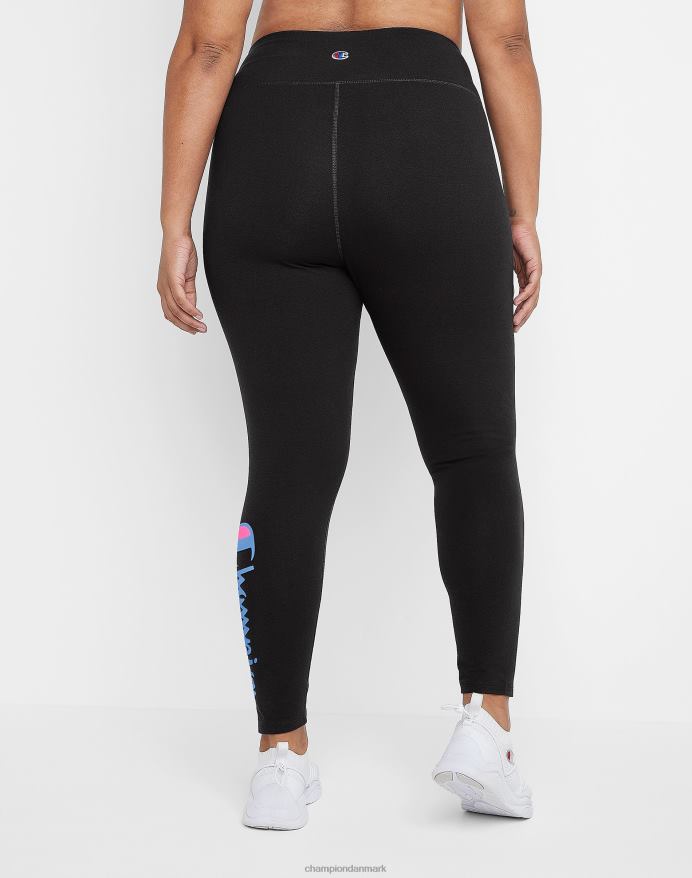 Champion autentiske 7/8 leggings spejlet script V6J661291 sort