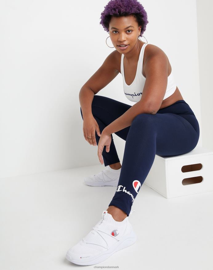 Champion autentiske 7/8 tights c over script logo 25 V6J661309 atletisk flåde