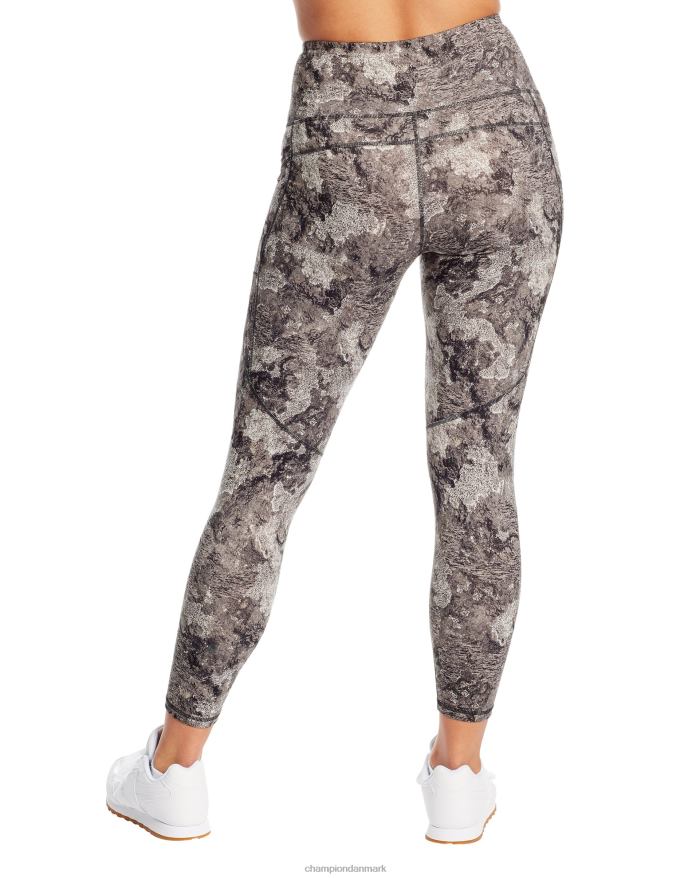 Champion c9 7/8 leggings med høj talje 25 V6J661669 vulkan mos/ekko grå