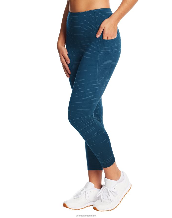 Champion c9 7/8 leggings med høj talje 25 V6J661673 jetson blå/aqua tonic