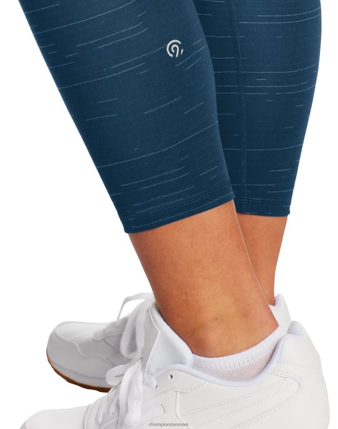 Champion c9 7/8 leggings med høj talje 25 V6J661673 jetson blå/aqua tonic