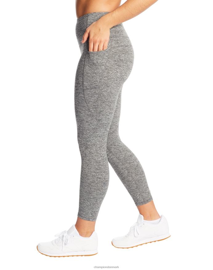 Champion c9 7/8 leggings med høj talje 25 V6J661674 ibenholt lyng