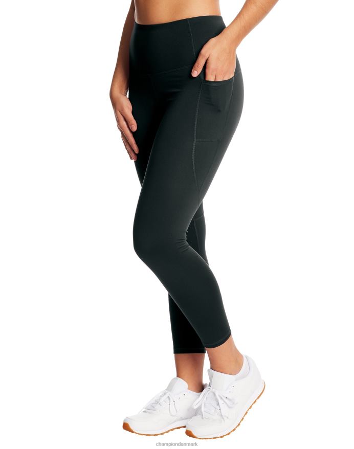 Champion c9 7/8 leggings med høj talje 25 V6J661675 ibenholt
