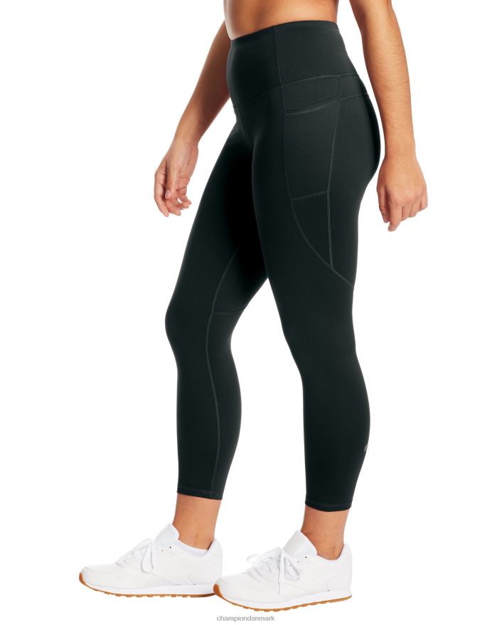 Champion c9 7/8 leggings med høj talje 25 V6J661675 ibenholt