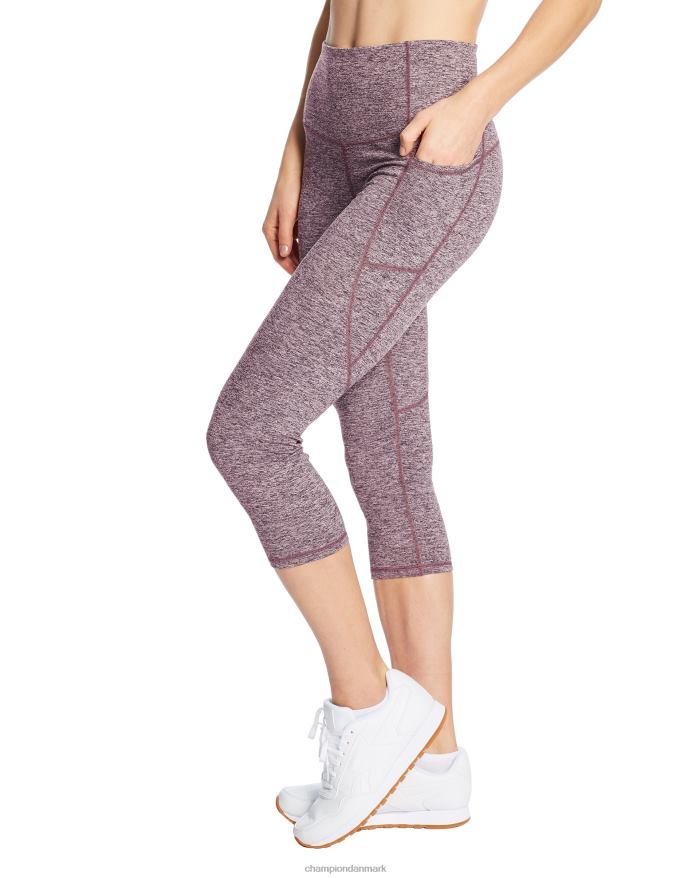 Champion c9 capri leggings med høj talje 20 V6J661699 håndværk lilla lyng
