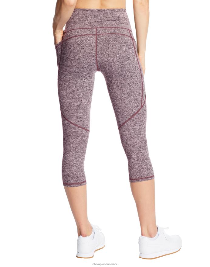 Champion c9 capri leggings med høj talje 20 V6J661699 håndværk lilla lyng
