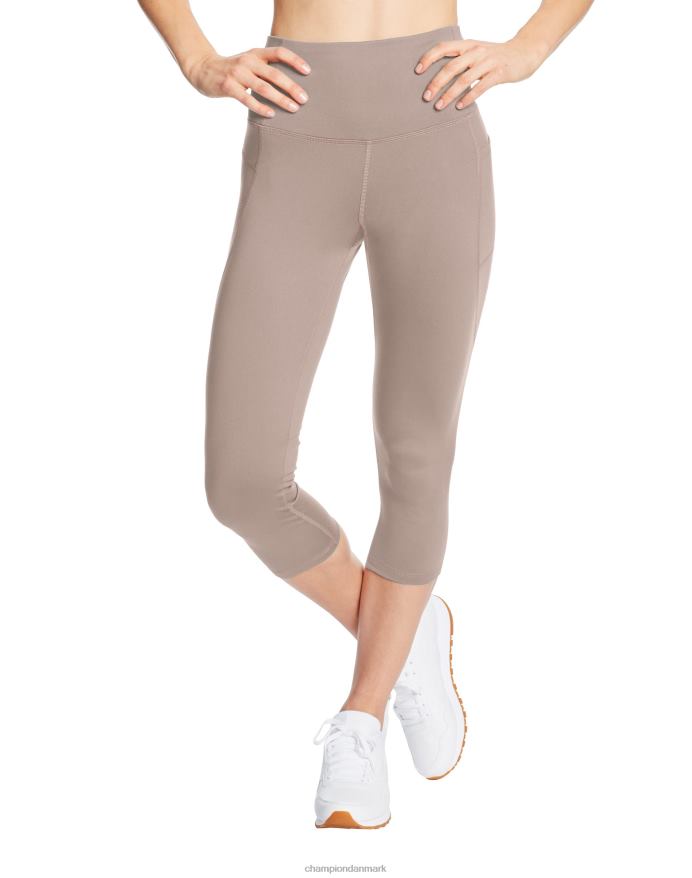 Champion c9 capri leggings med høj talje 20 V6J661701 grå brosten