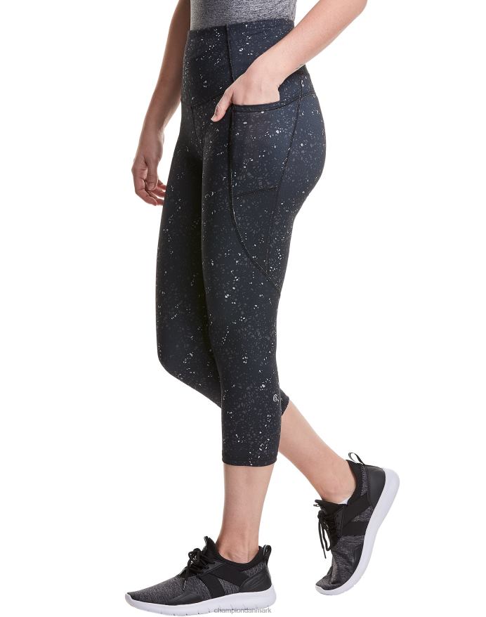 Champion c9 capri leggings med høj talje 20 V6J661702 stjernestøv ibenholt