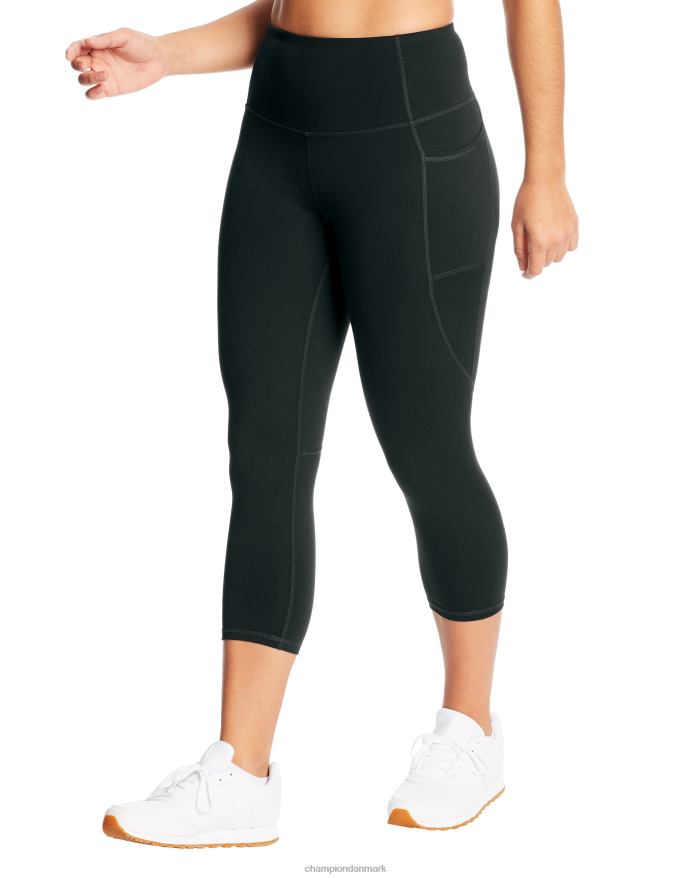 Champion c9 capri leggings med høj talje 20 V6J661703 ibenholt