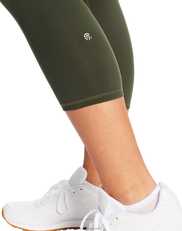 Champion c9 capri leggings med høj talje 20 V6J661705 flaske grøn