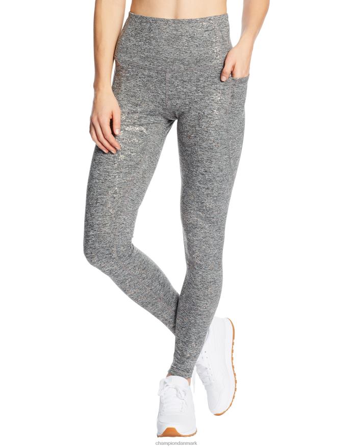 Champion c9 leggings med høj talje 30 V6J661682 slangefolie/ibenholt lyng
