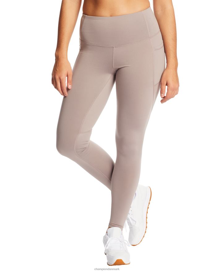 Champion c9 leggings med høj talje 30 V6J661683 grå brosten