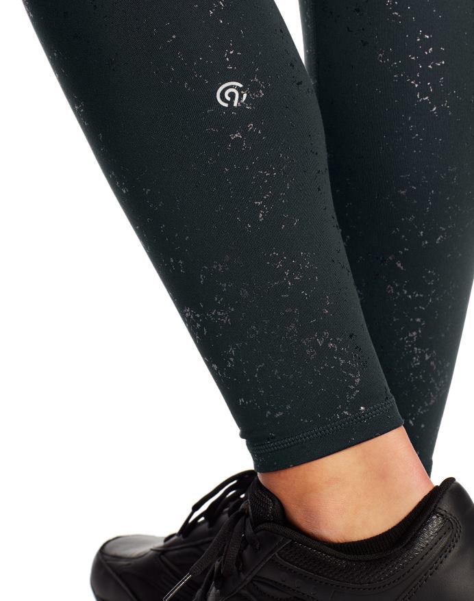 Champion c9 leggings med høj talje 30 V6J661684 slangefolie/ibenholt