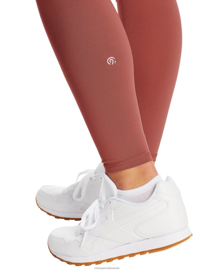 Champion c9 leggings med høj talje 30 V6J661685 sten mursten rød