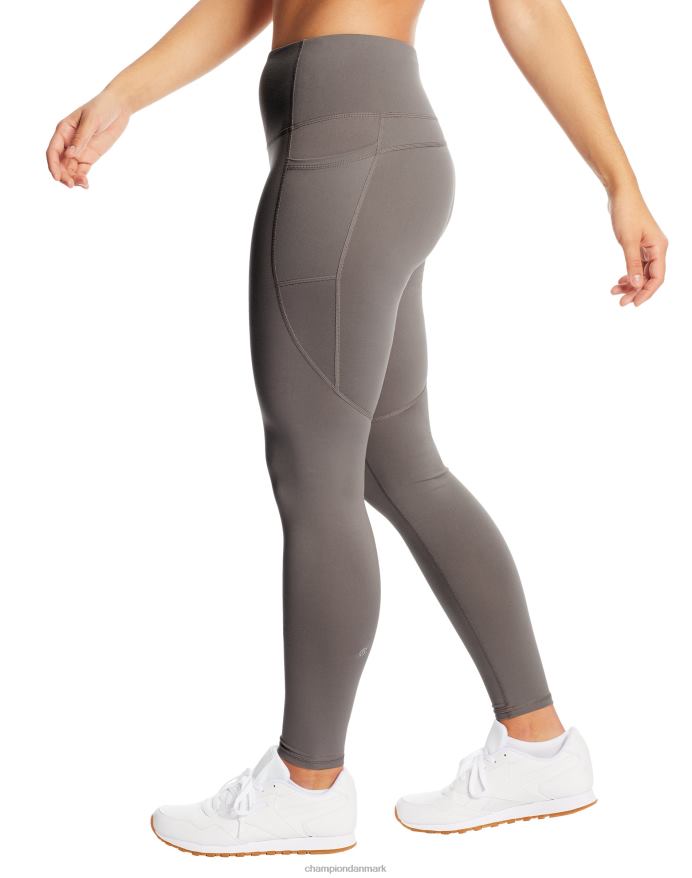 Champion c9 leggings med høj talje 30 V6J661686 ekko grå