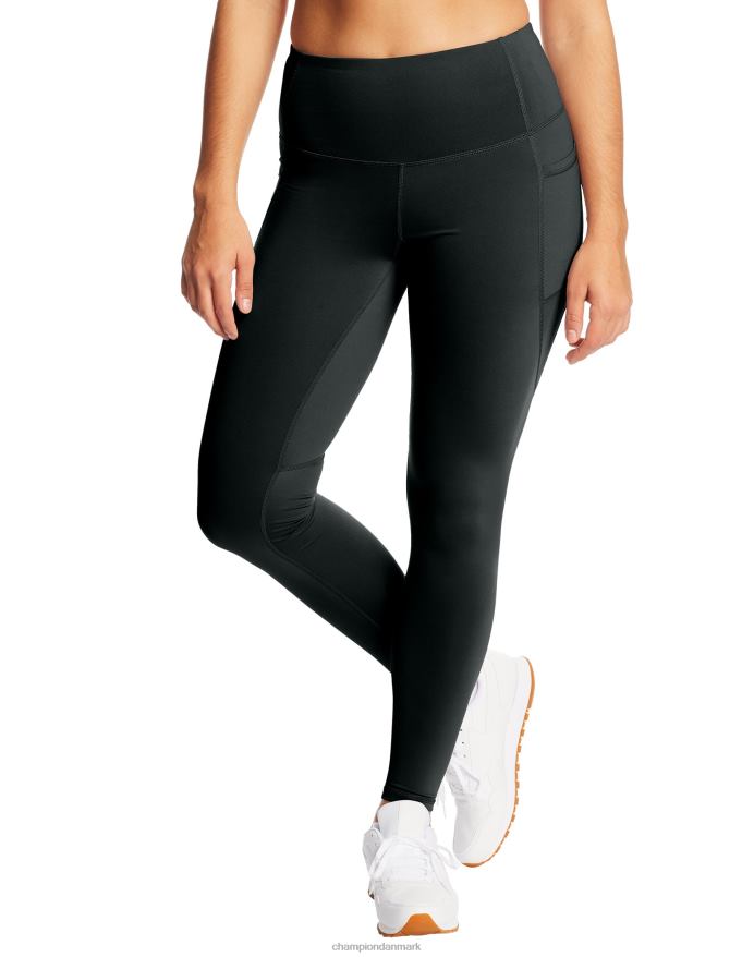 Champion c9 leggings med høj talje 30 V6J661688 ibenholt