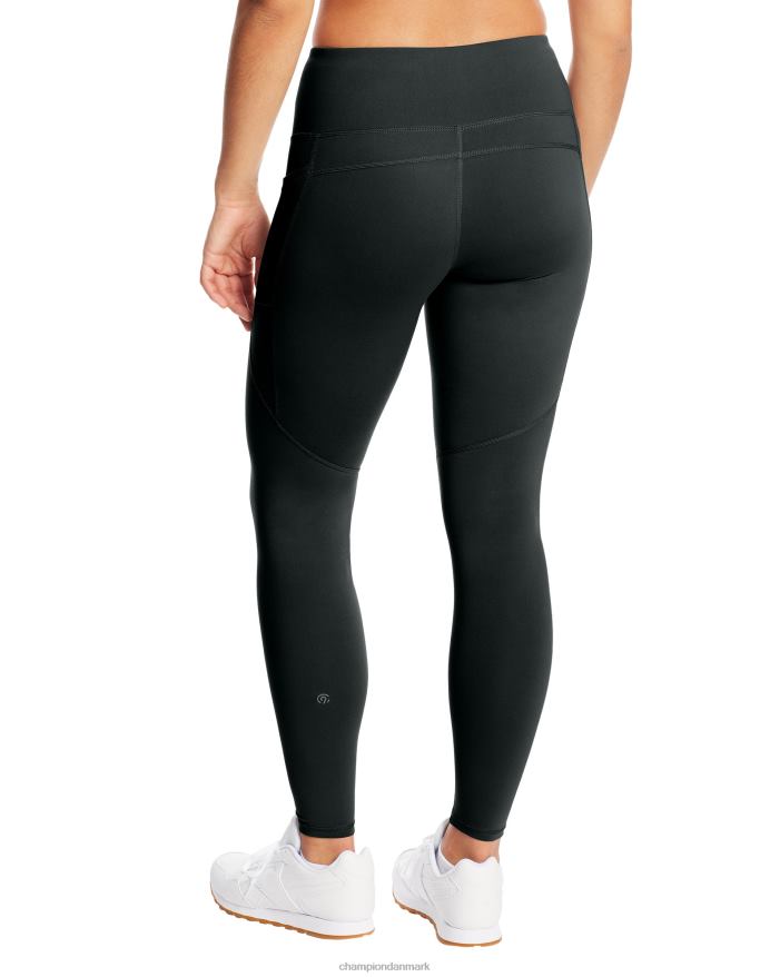 Champion c9 leggings med høj talje 30 V6J661688 ibenholt