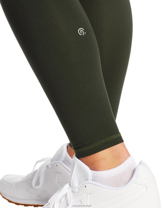 Champion c9 leggings med høj talje 30 V6J661690 flaske grøn