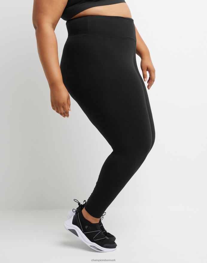 Champion plus autentiske strømpebukser drop shadow folie script 25.5 V6J661299 sort