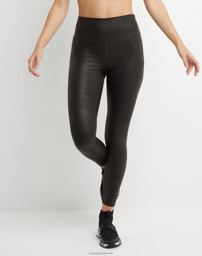 Champion soft touch 7/8 leggings i imiteret læder 25 V6J661296 sort