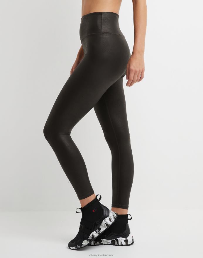 Champion soft touch 7/8 leggings i imiteret læder 25 V6J661296 sort