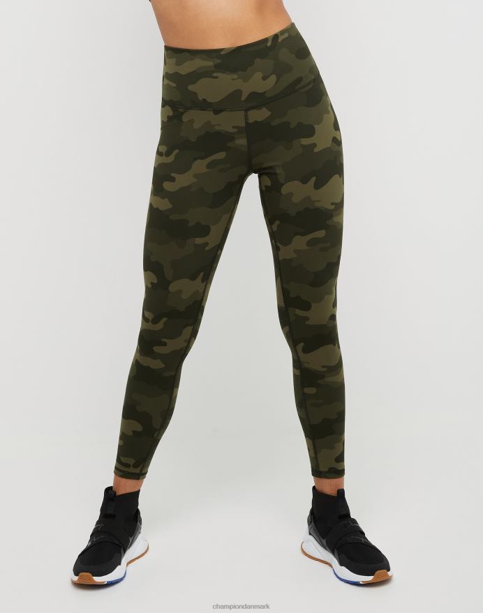 Champion soft touch 7/8 print tights 25 V6J661292 sport camo ammunition grøn held