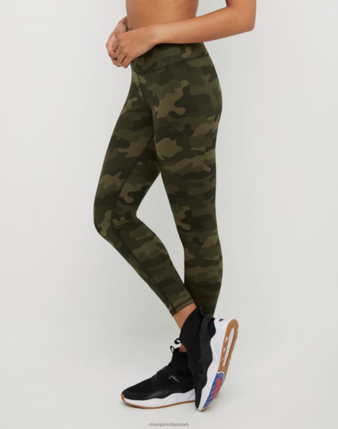 Champion soft touch 7/8 print tights 25 V6J661292 sport camo ammunition grøn held
