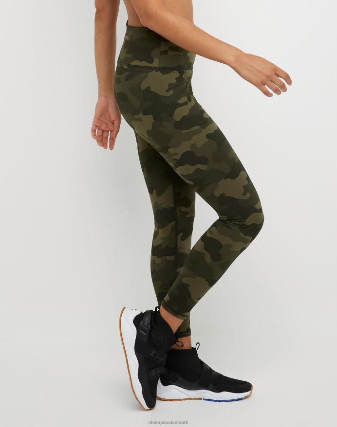 Champion soft touch 7/8 print tights 25 V6J661292 sport camo ammunition grøn held